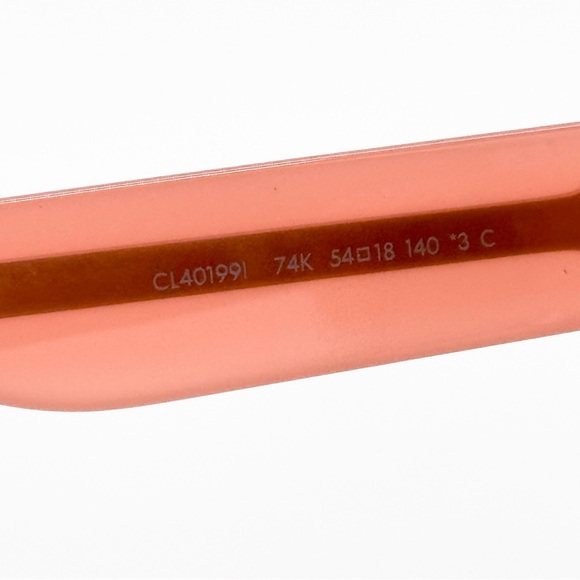 NEW CELINE CL40199I 74K SUNGLASSES BUTTERFLY PINK GREY WOMEN CELINE EYEWEAR - Picture 7 of 9